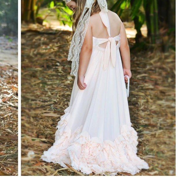 Dollcake Pink Ruffle Affair no pin euc - Picture 2 of 2